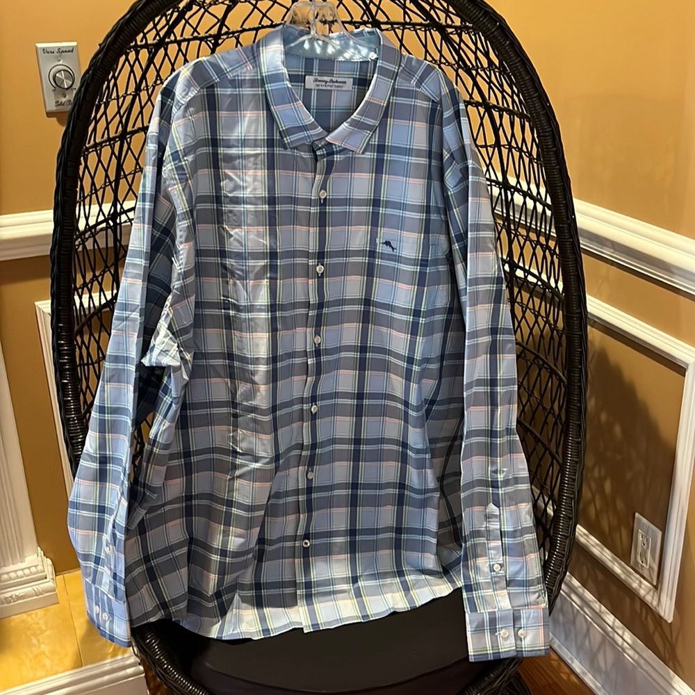 NWOT *RARE* Sz 4X Tommy Bahamas The Newport Coast Button down dress or casual